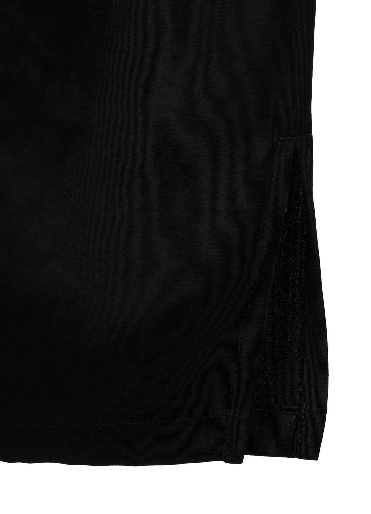 TA/PE CREPE DE CHINE OPEN COLLAR DRESS