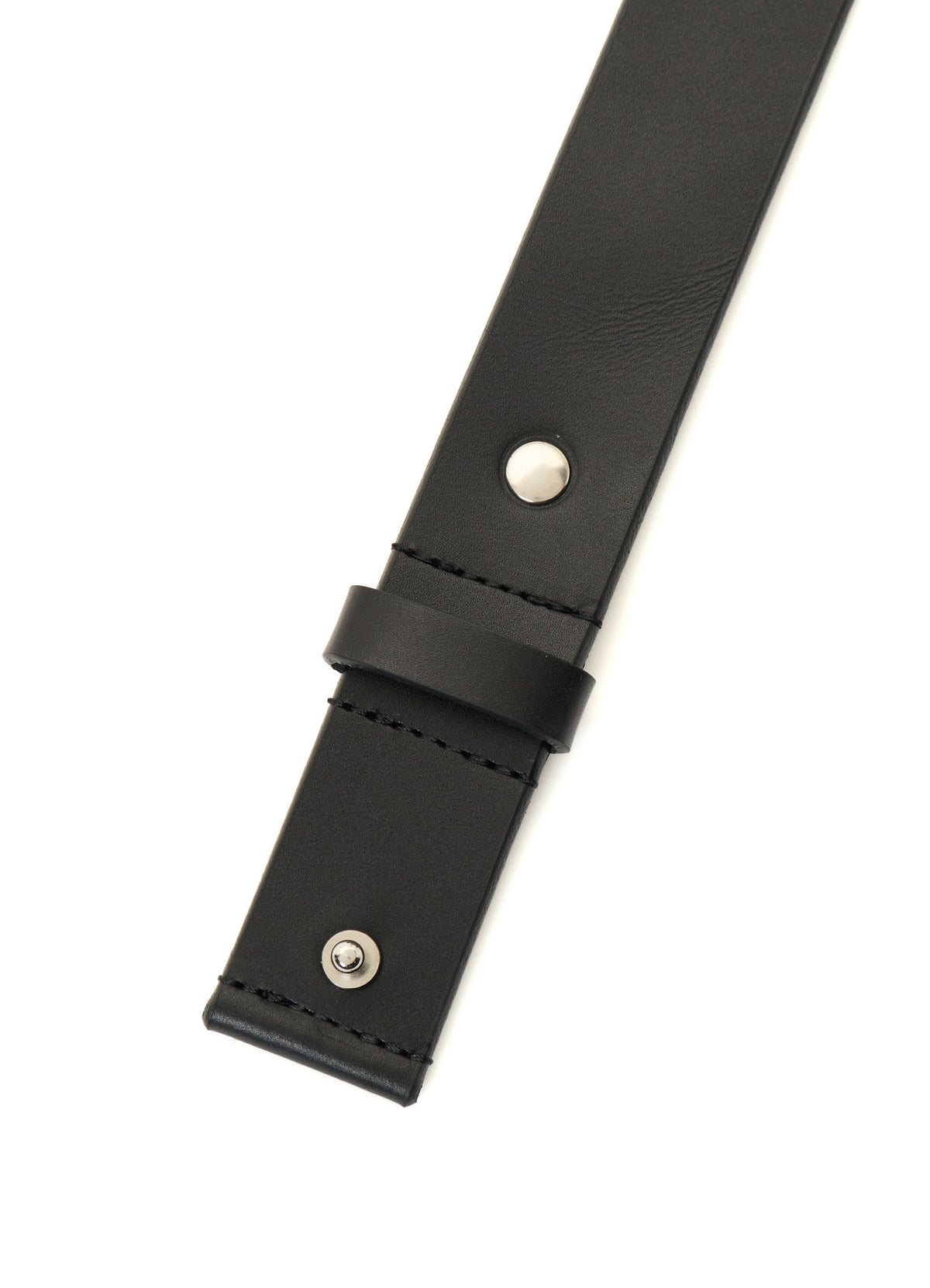TANNED LEATHER COMBINATION ASYMMETRIC LEATHER WRAPPED BELT