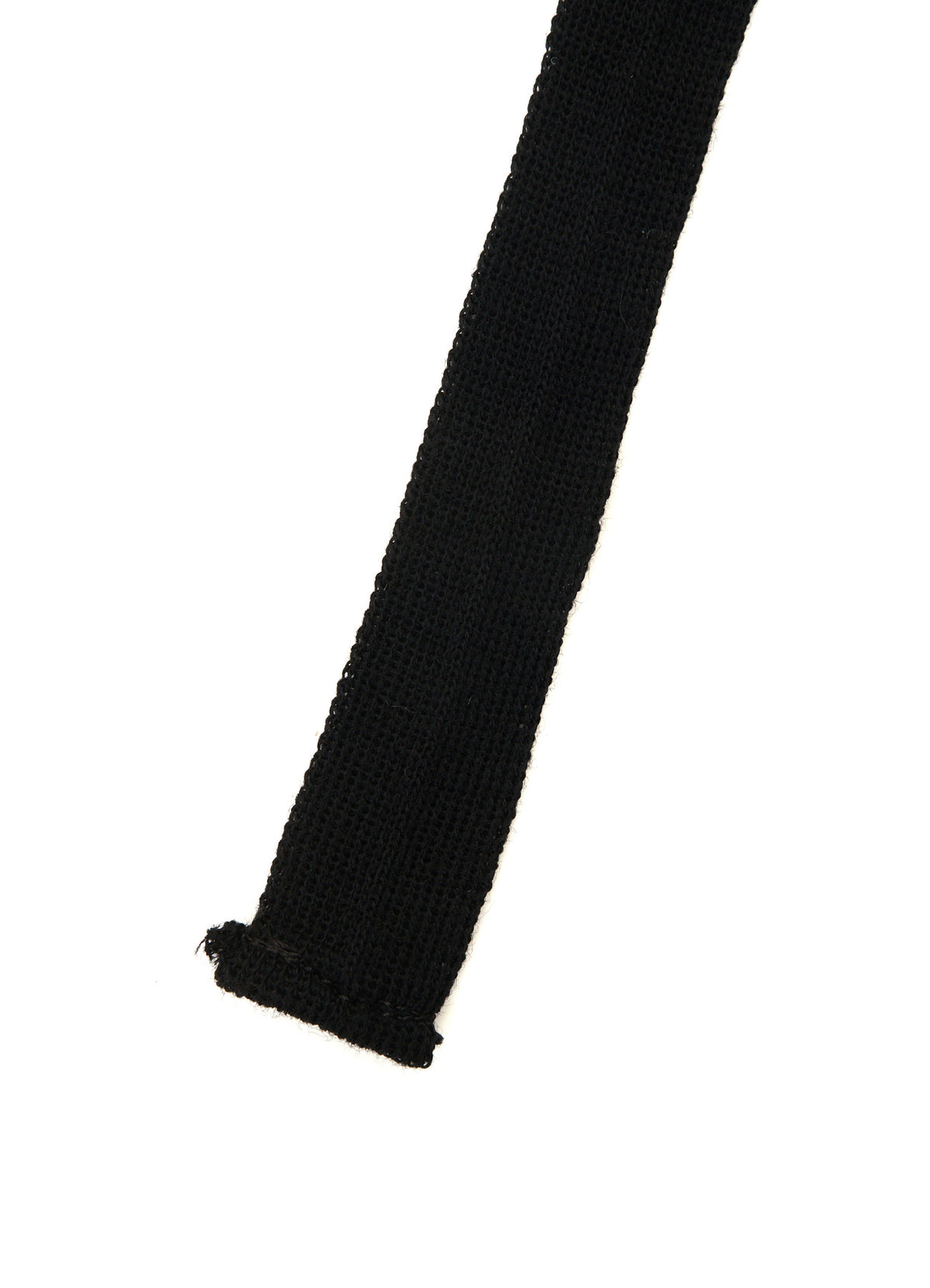 LONG FUR+MOIST TANNED KIP LEATHER RIBBON EARMUFFS