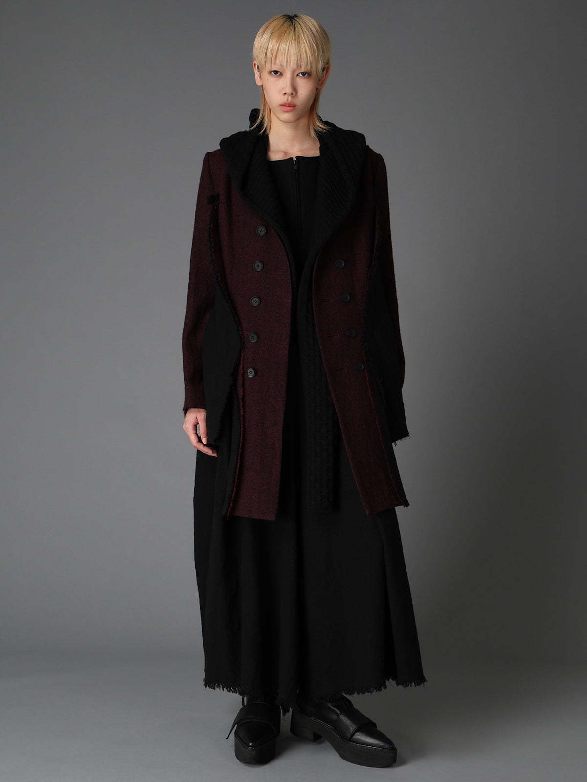 LIGHT SERGE C DOUBLE FRONT PANEL JACKET