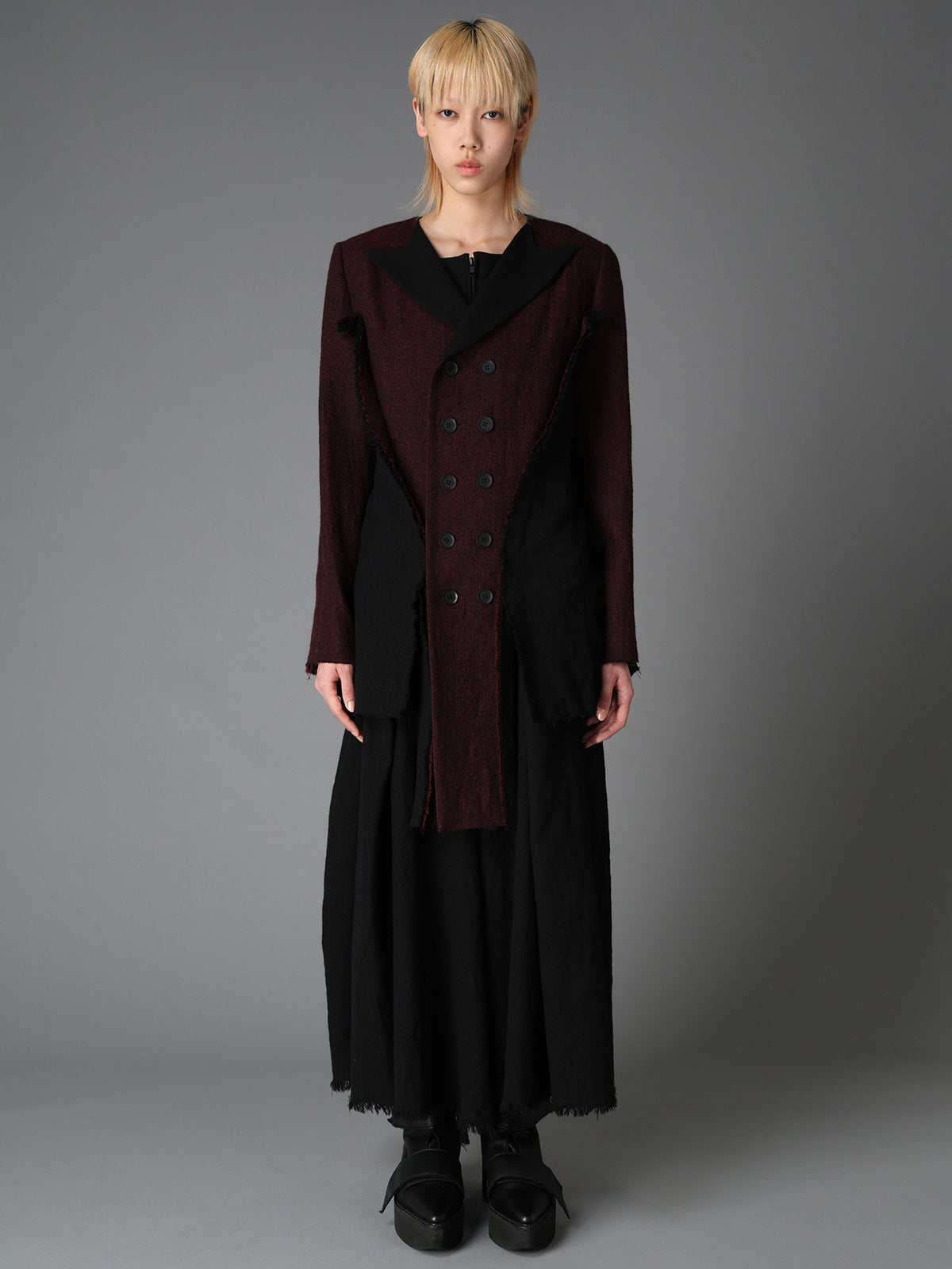 LIGHT SERGE C DOUBLE FRONT PANEL JACKET
