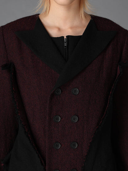 LIGHT SERGE C DOUBLE FRONT PANEL JACKET