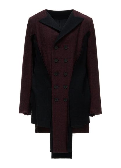 LIGHT SERGE C DOUBLE FRONT PANEL JACKET