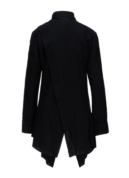 HERRINGBONE RIBBON DETAIL DOUBLE JACKET