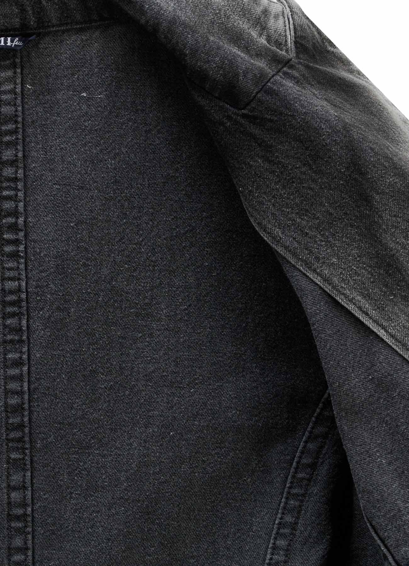 MIST BLEACHED DENIM BUSTIER DETAIL JACKET – THE SHOP YOHJI YAMAMOTO