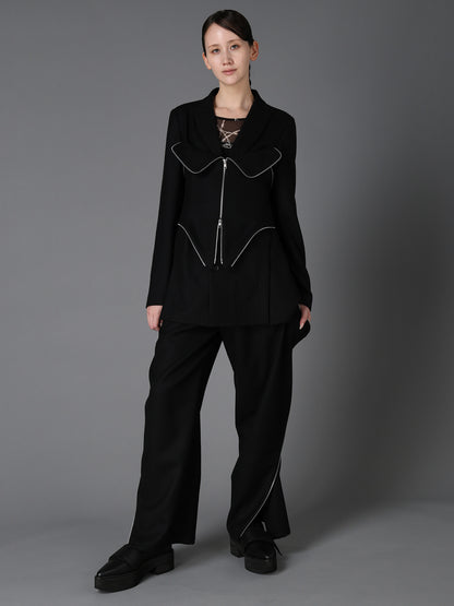 W/ SERGE  BUSTIER DETAIL JACKET