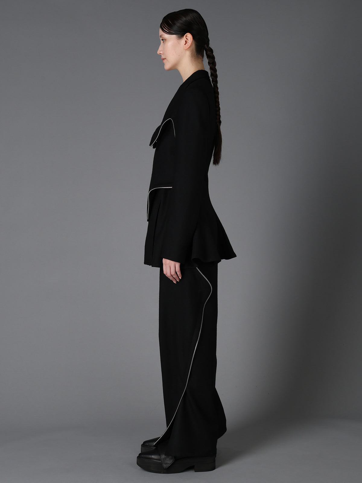 W/ SERGE  BUSTIER DETAIL JACKET