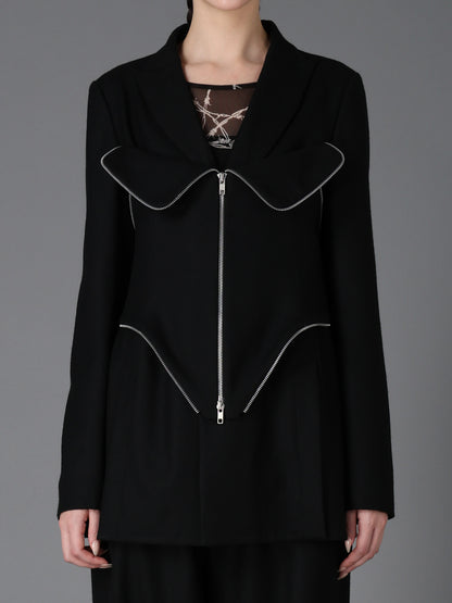 W/ SERGE  BUSTIER DETAIL JACKET