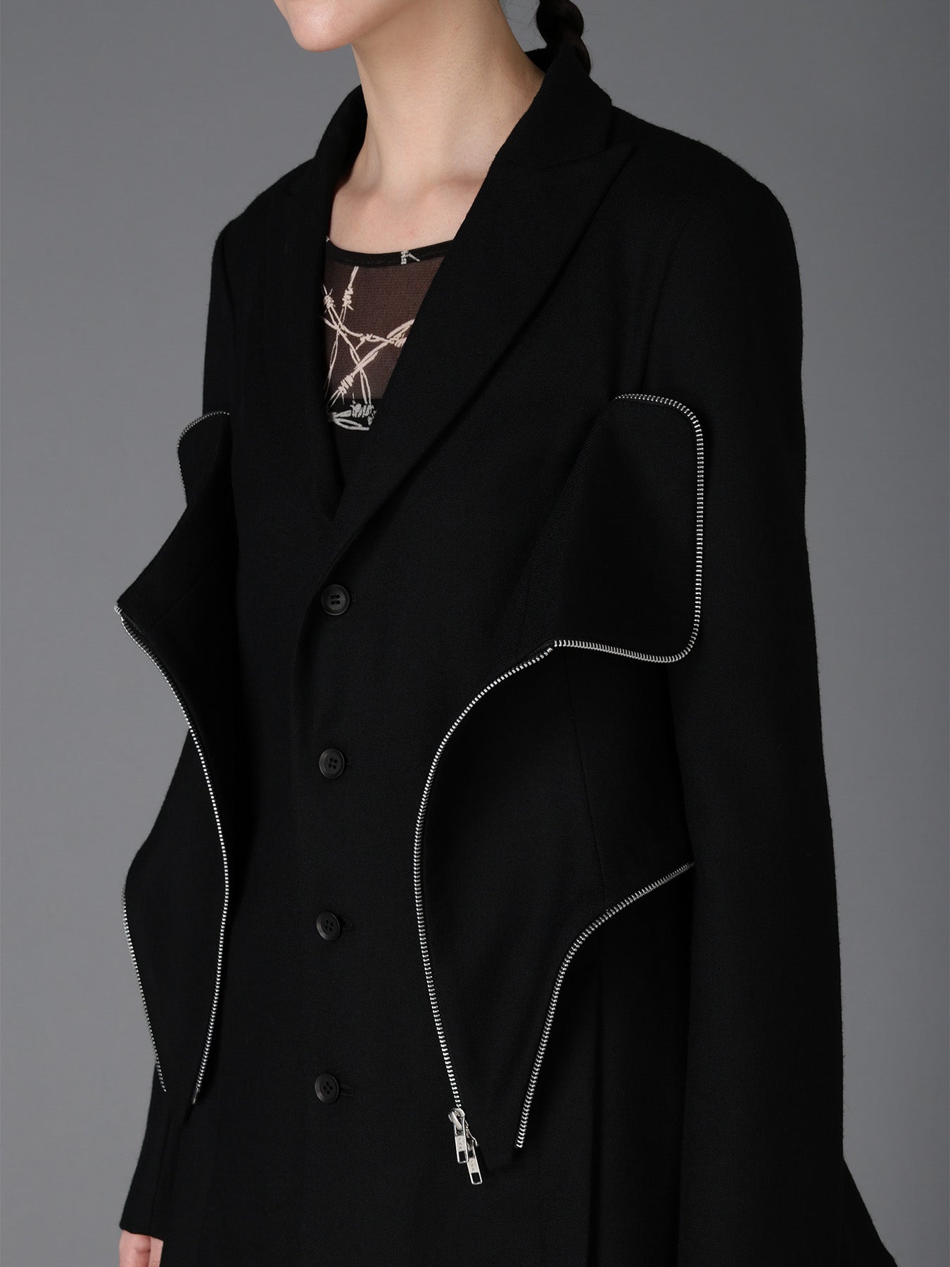 W/ SERGE BUSTIER DETAIL JACKET – THE SHOP YOHJI YAMAMOTO