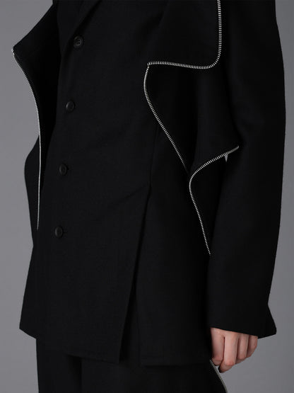 W/ SERGE  BUSTIER DETAIL JACKET
