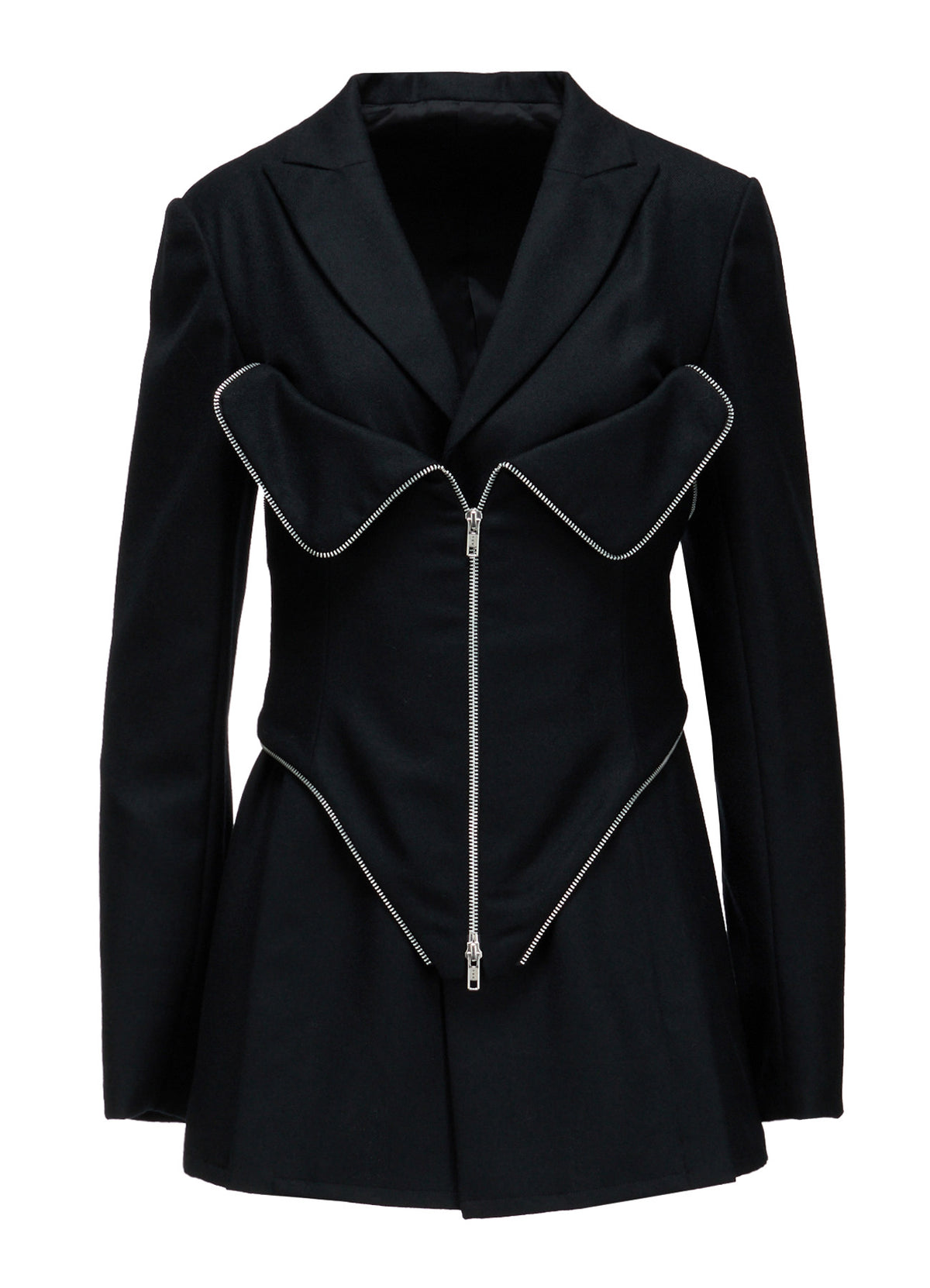 W/ SERGE  BUSTIER DETAIL JACKET