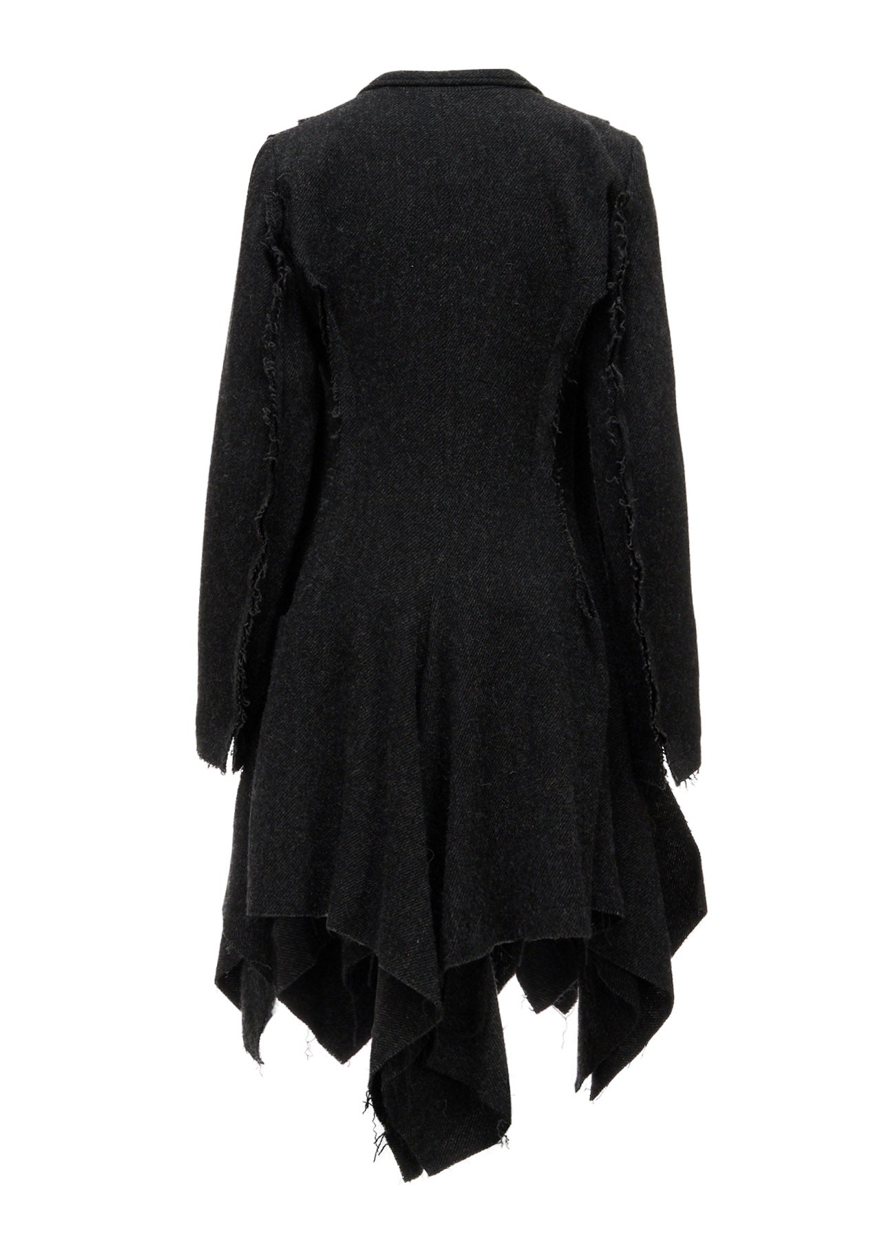 TOP DYED TWEED FLARED PANEL JACKET B – THE SHOP YOHJI YAMAMOTO