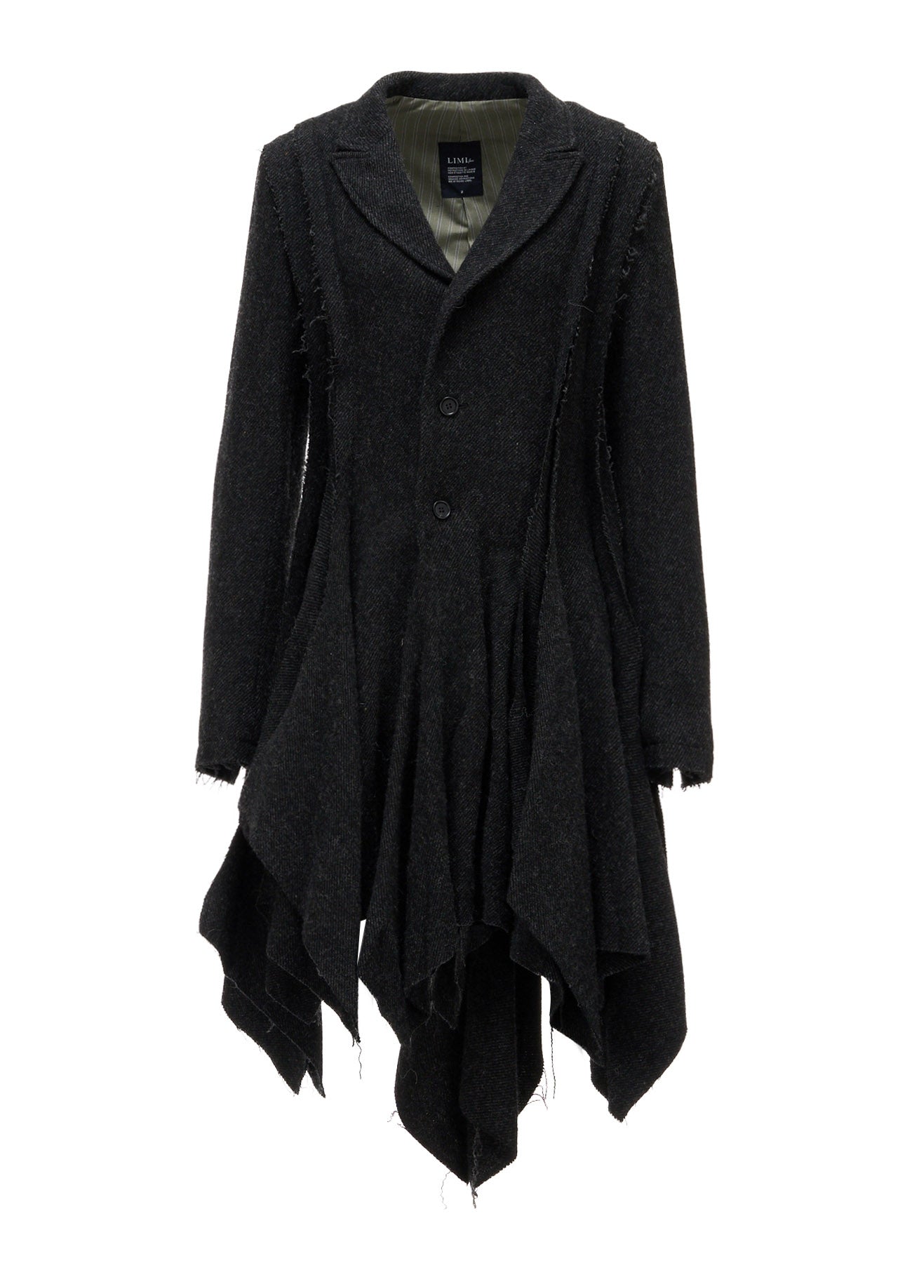 TOP DYED TWEED FLARED PANEL JACKET B – THE SHOP YOHJI YAMAMOTO TOP DYED TWEED FLARED PANEL JACKET B – THE SHOP YOHJI YAMAMOTO