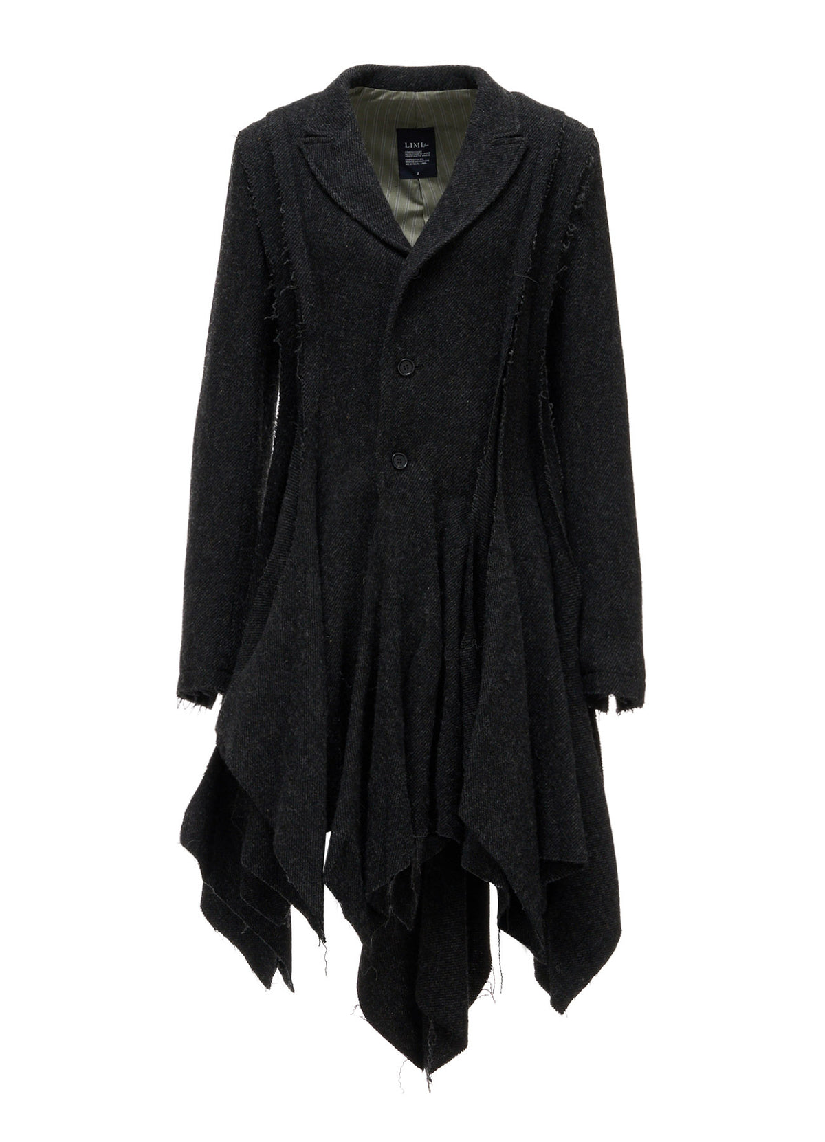 TOP DYED TWEED FLARED PANEL JACKET B