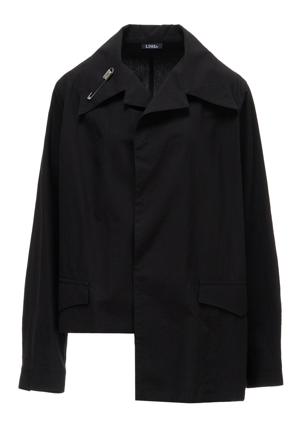 HIGH TWIST POPLIN ASYMMETRIC JACKET – THE SHOP YOHJI YAMAMOTO