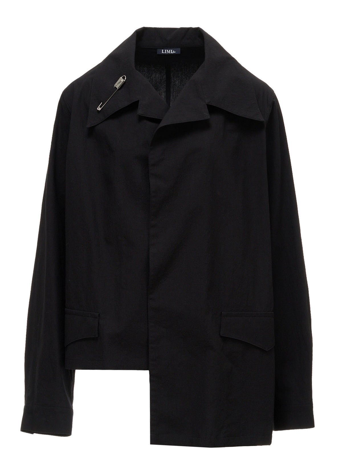 HIGH TWIST POPLIN ASYMMETRIC JACKET