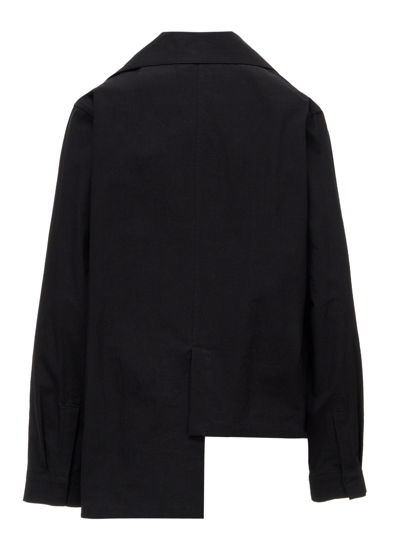 HIGH TWIST POPLIN ASYMMETRIC JACKET – THE SHOP YOHJI YAMAMOTO