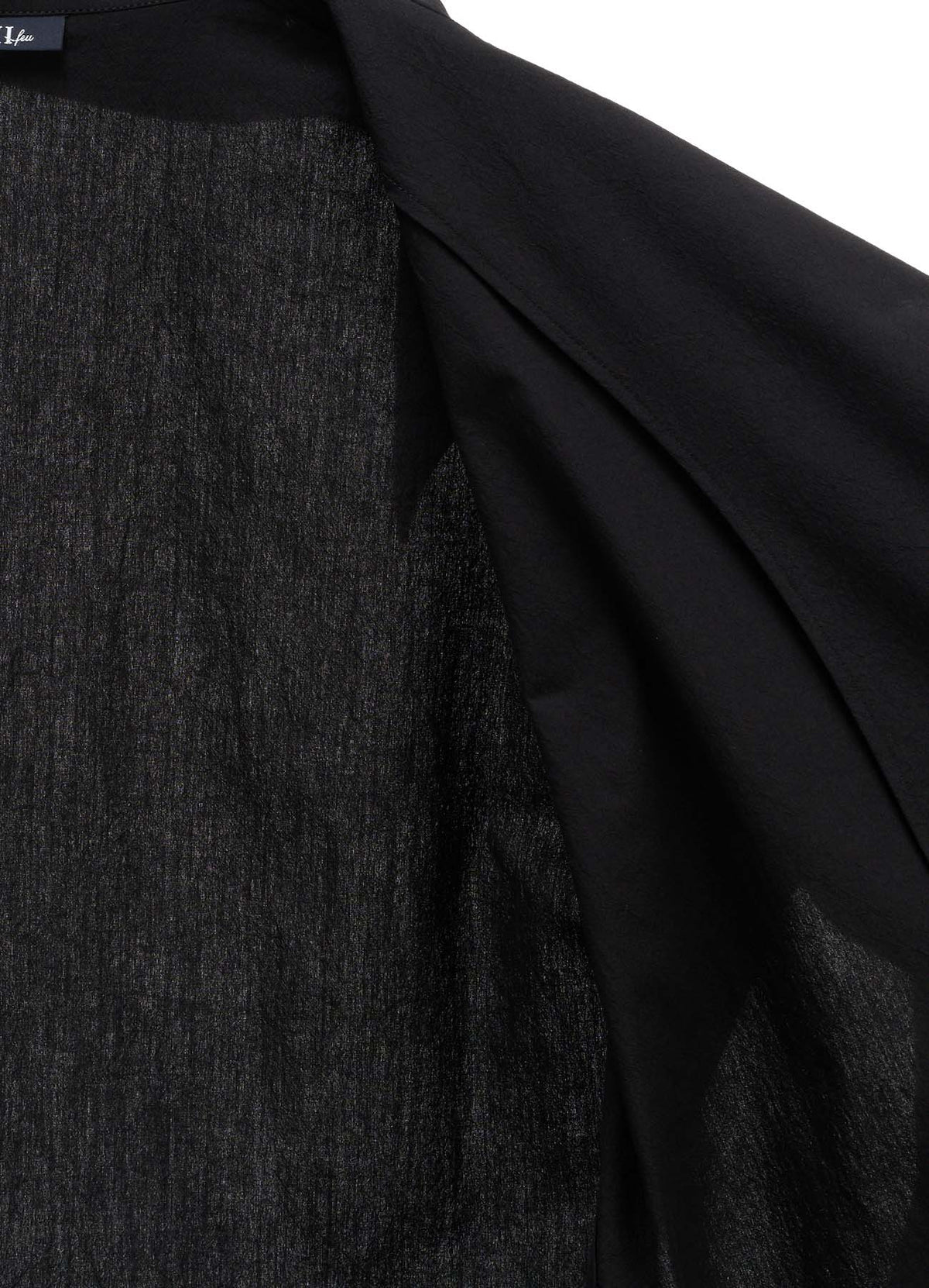 HIGH TWIST POPLIN ASYMMETRIC JACKET