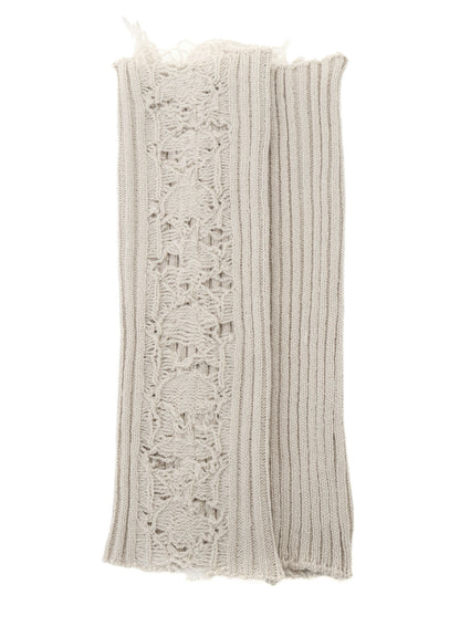 W/ CRUSHED RIB DISTRESSED LEG WARMERS