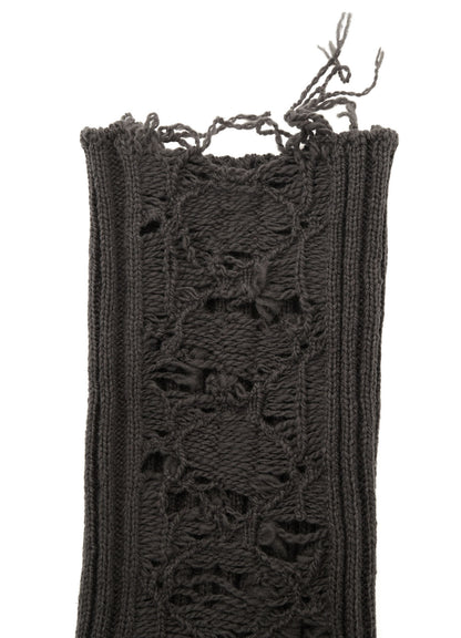 W/ CRUSHED RIB DISTRESSED LEG WARMERS