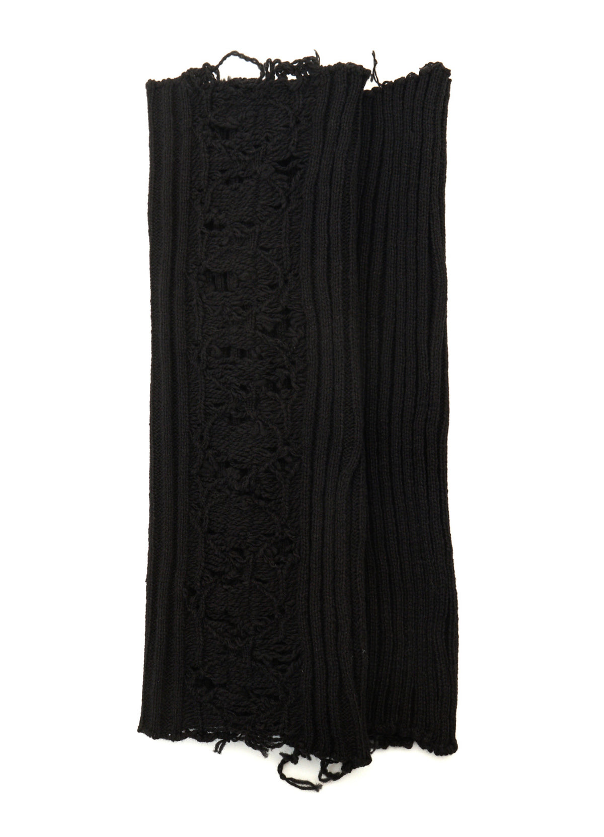 W/ CRUSHED RIB DISTRESSED LEG WARMERS
