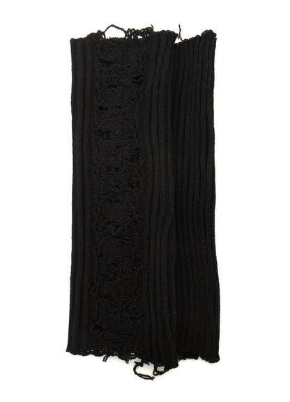 W/ CRUSHED RIB DISTRESSED LEG WARMERS