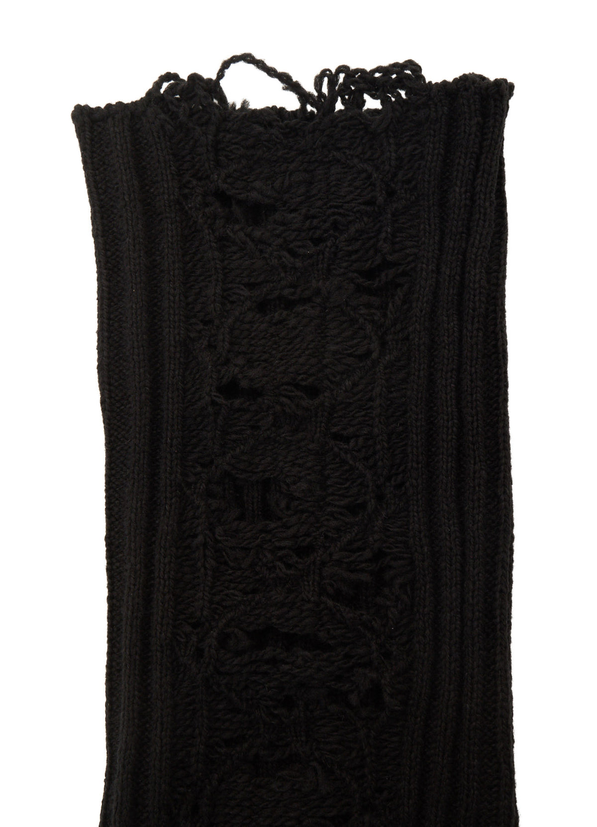 W/ CRUSHED RIB DISTRESSED LEG WARMERS
