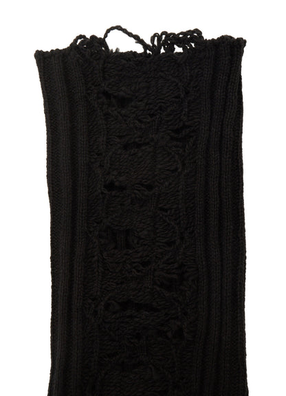 W/ CRUSHED RIB DISTRESSED LEG WARMERS