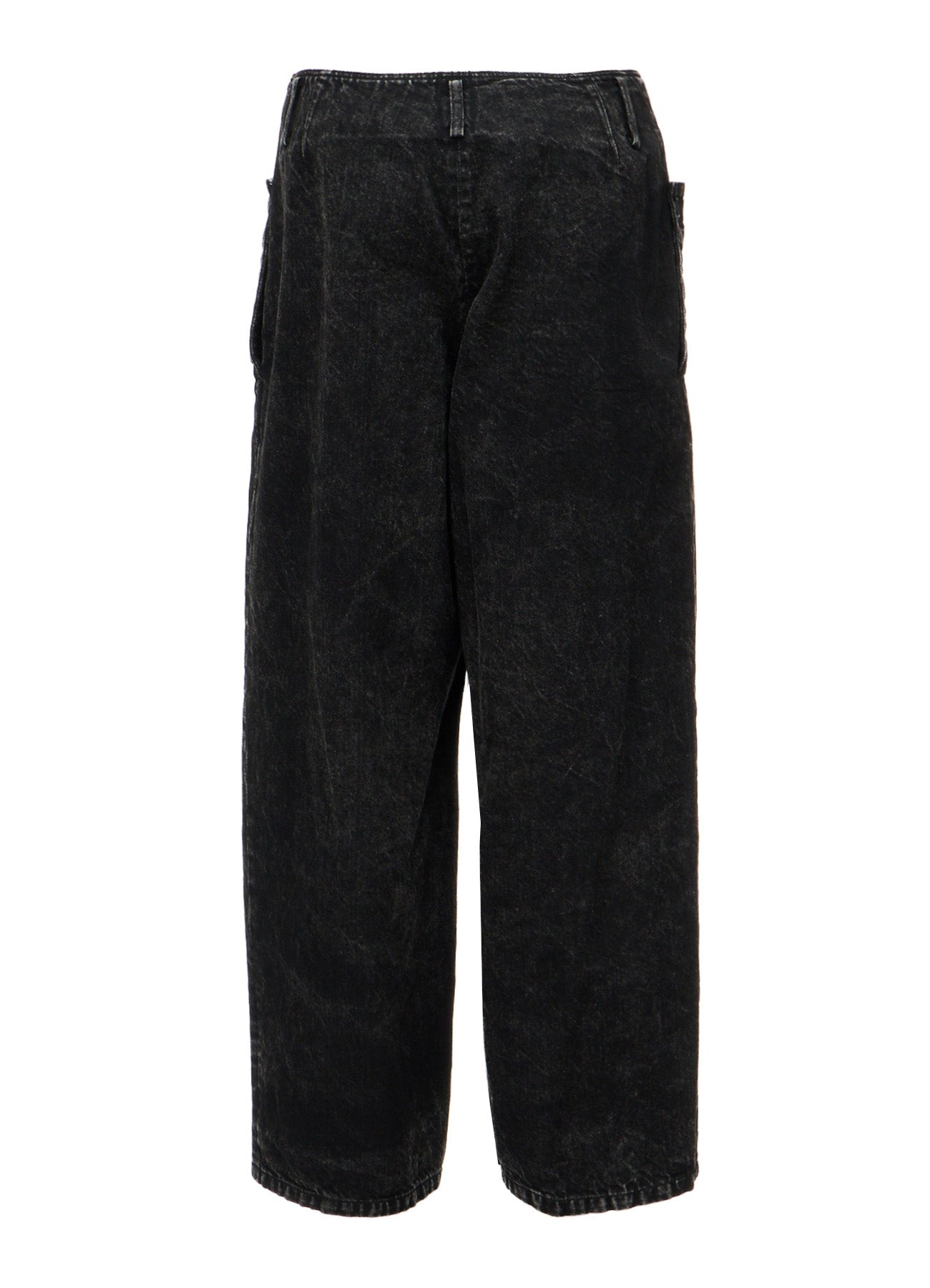 CHEMICAL BLEACHED DENIM SAILOR PANTS – THE SHOP YOHJI YAMAMOTO