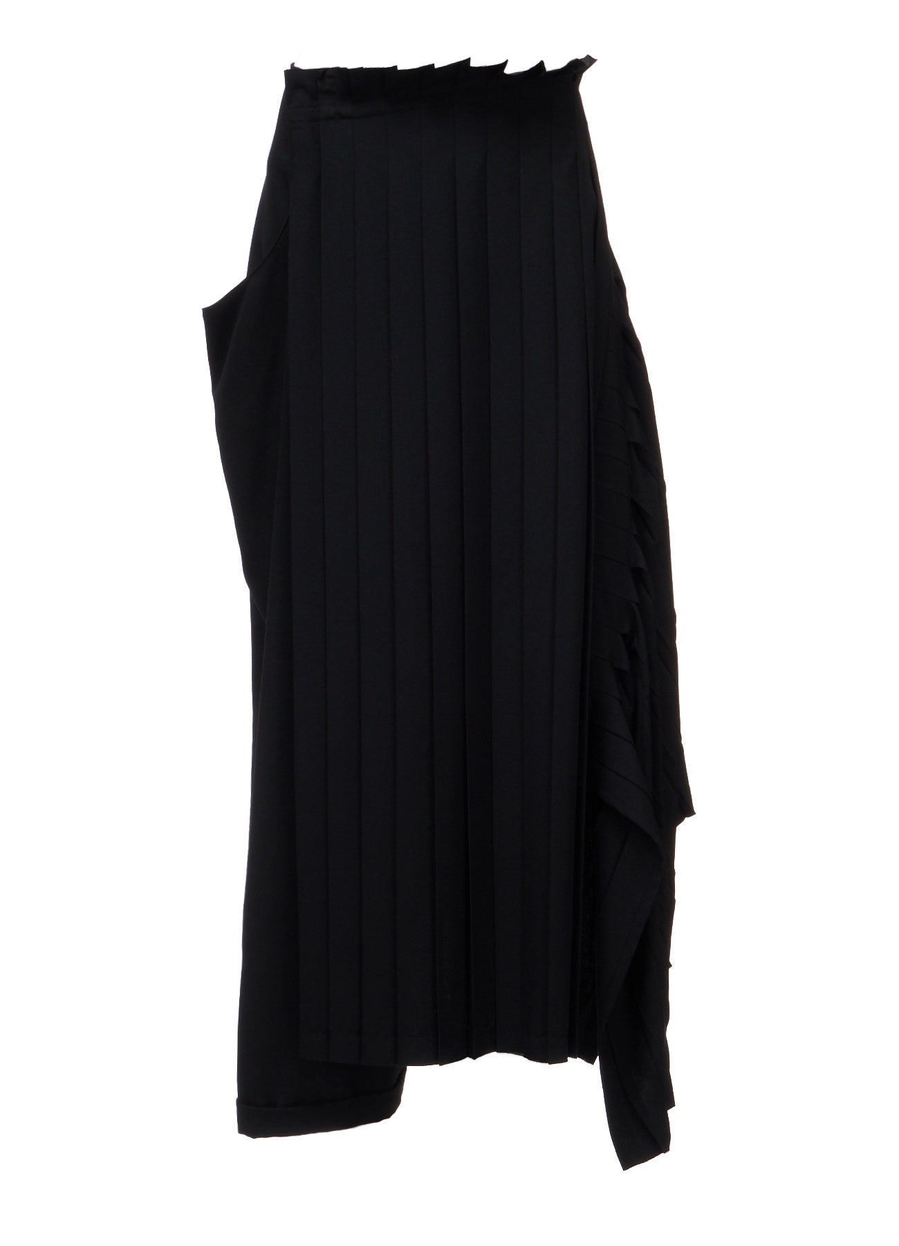 WOOL GABARDINE  PLEATED DETAIL SKORT