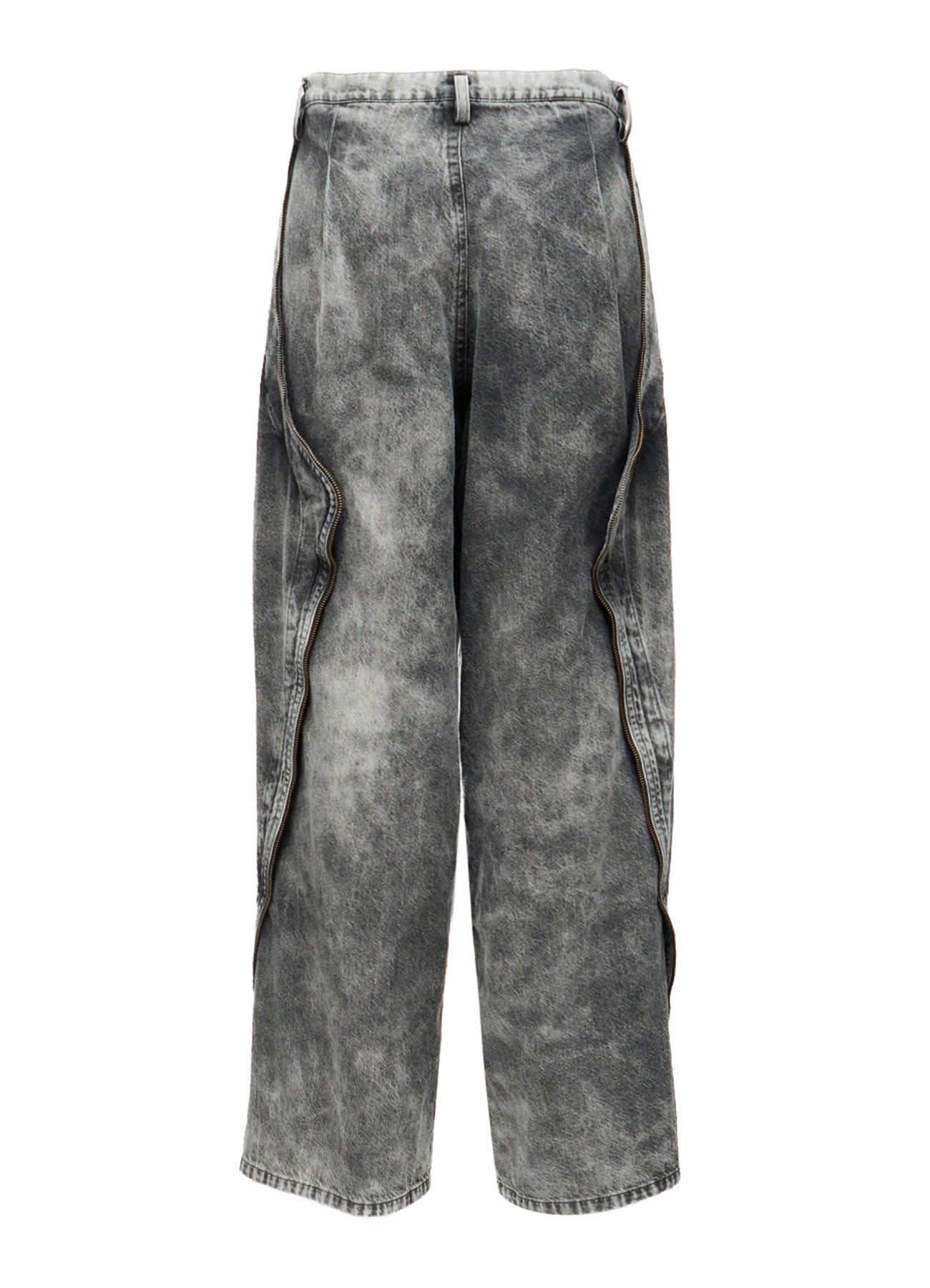 MIST BLEACHED DENIM ZIP DETAIL PANTS – THE SHOP YOHJI YAMAMOTO