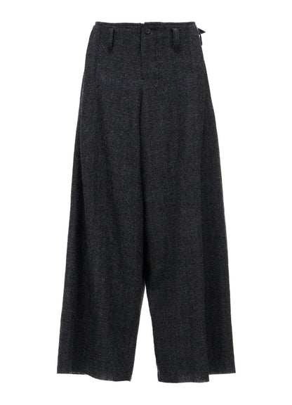 HERRINGBONE BIG TUCK PANTS