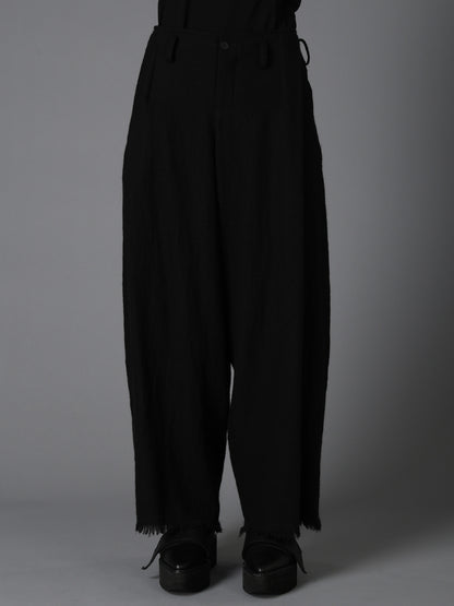 HERRINGBONE BIG TUCK PANTS