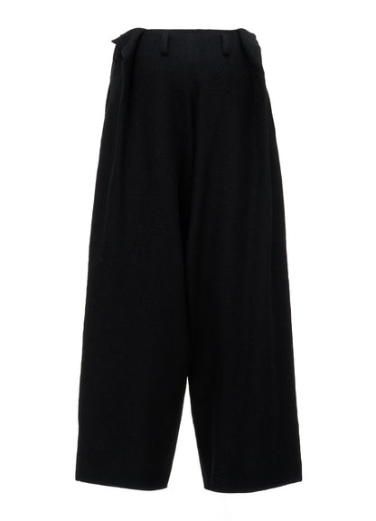 HERRINGBONE BIG TUCK PANTS