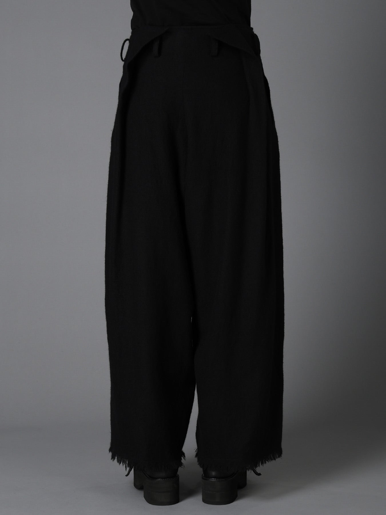 HERRINGBONE BIG TUCK PANTS – THE SHOP YOHJI YAMAMOTO