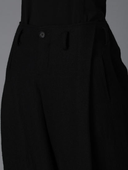 HERRINGBONE BIG TUCK PANTS