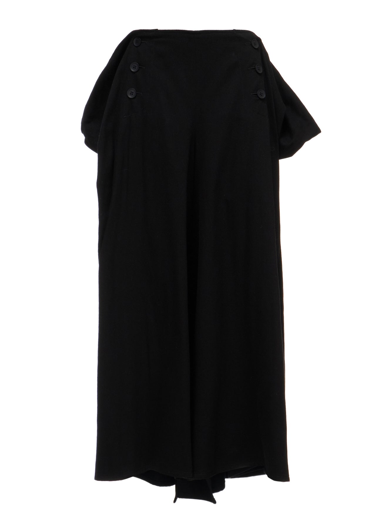 BK DENIM DRAPED POCKET SAILOR PANTS