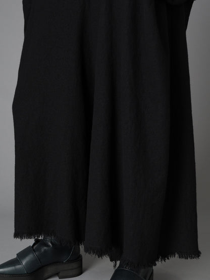 LIGHT SERGE A DRAPED POCKET SAILOR PANTS