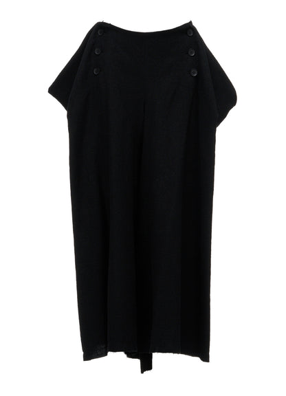 LIGHT SERGE A DRAPED POCKET SAILOR PANTS