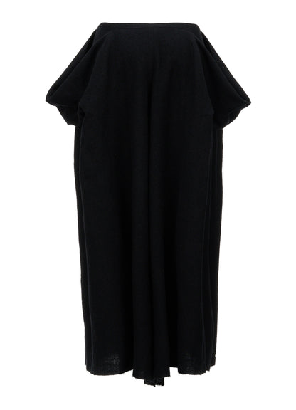 LIGHT SERGE A DRAPED POCKET SAILOR PANTS