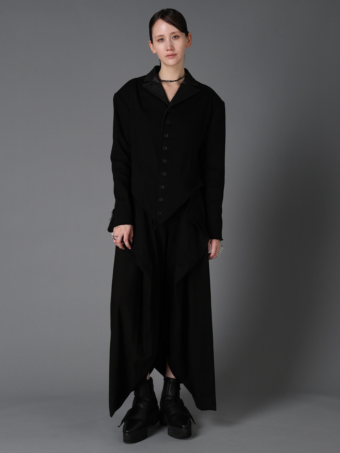 BK DENIM HEM PANTS