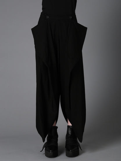 BK DENIM HEM PANTS