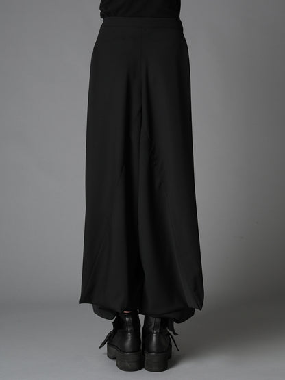 WOOL GABARDINE  HEM PANTS