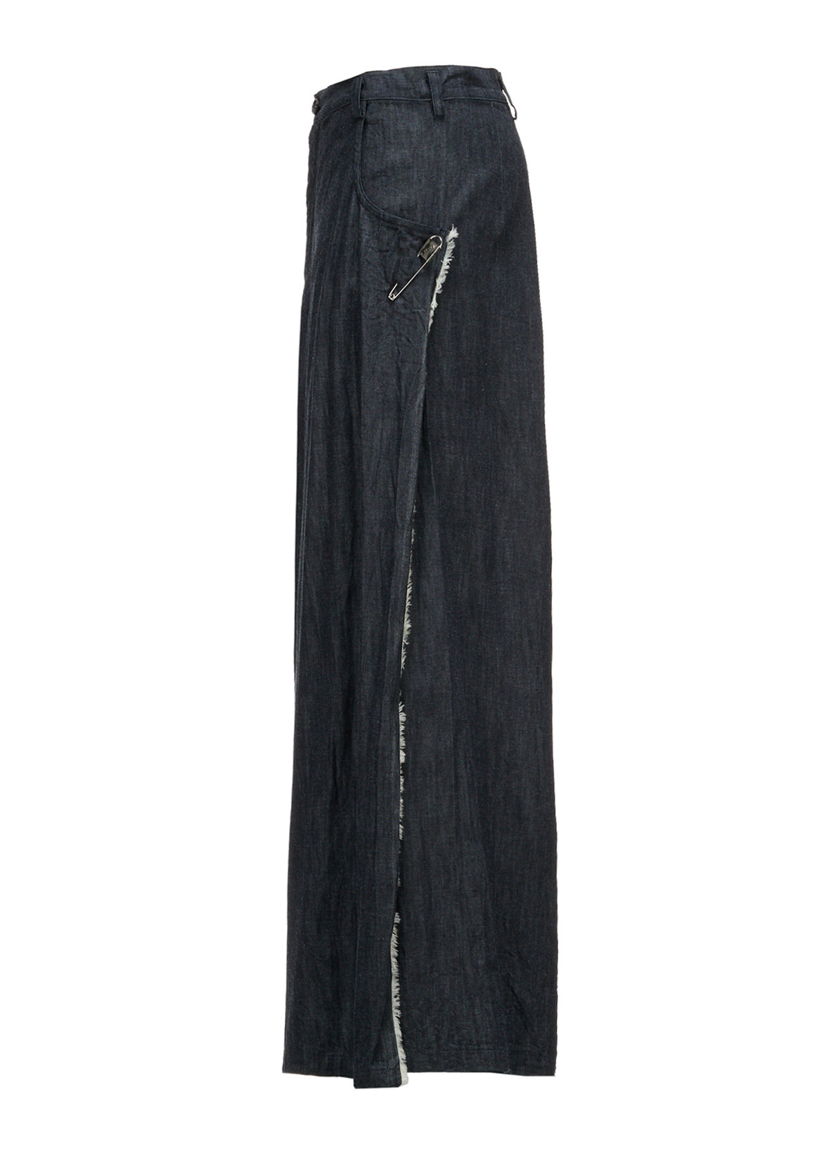 6OZ DENIM PIN SLIT WIDE PANTS