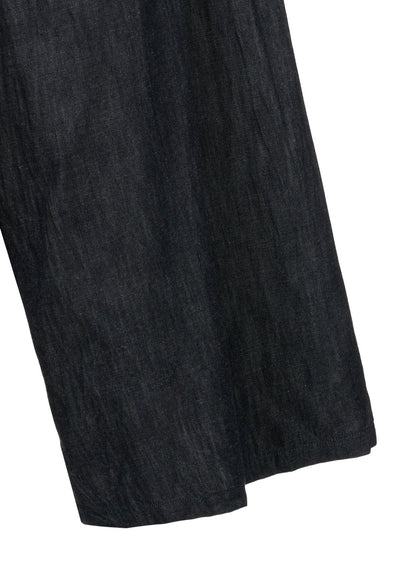 6OZ DENIM PIN SLIT WIDE PANTS