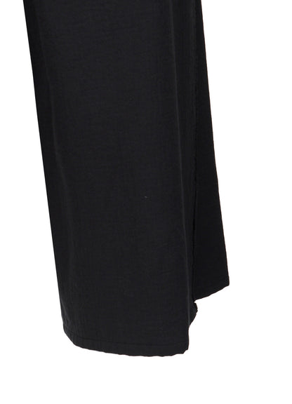 DOUBLE CLOTH PIN WIDE PANTS
