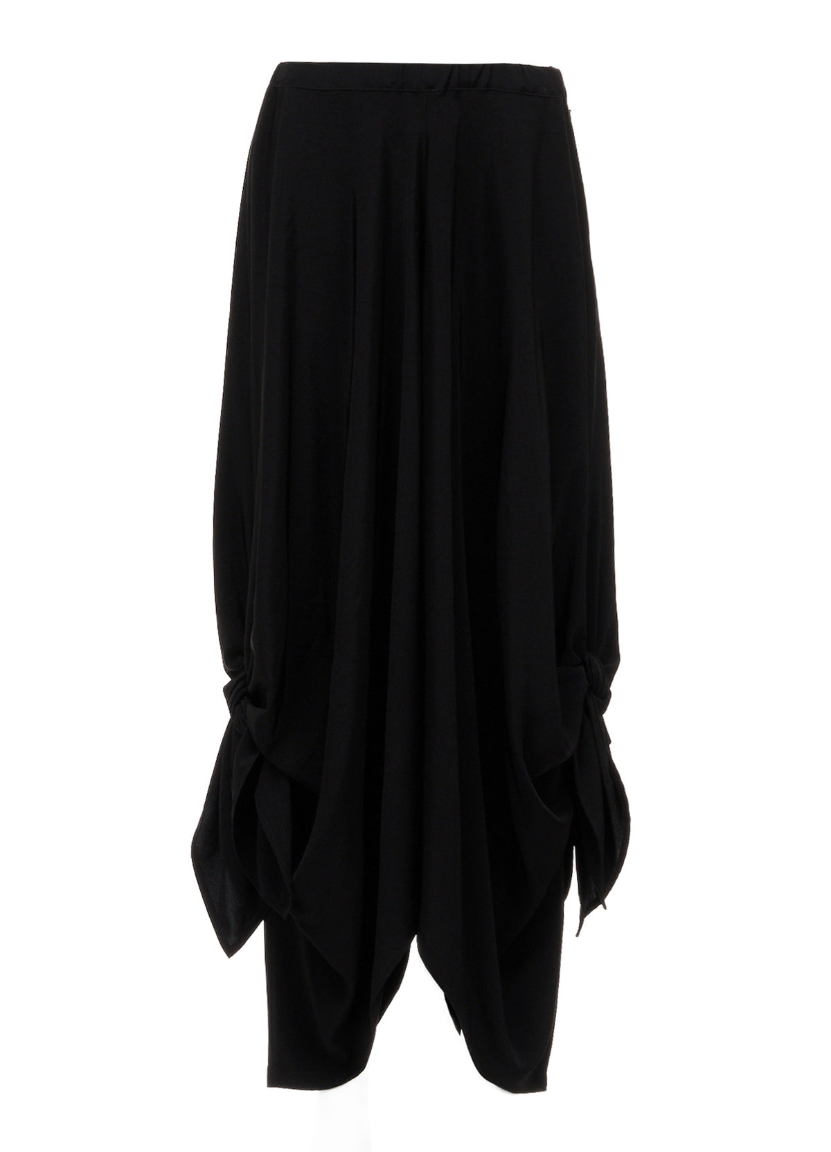 TA/PE CREPE DE CHINE SIDE TIE PANTS