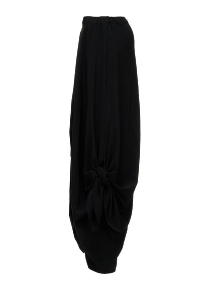 TA/PE CREPE DE CHINE SIDE TIE PANTS