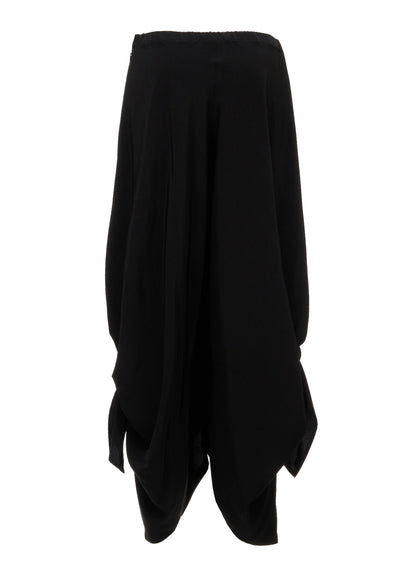 TA/PE CREPE DE CHINE SIDE TIE PANTS