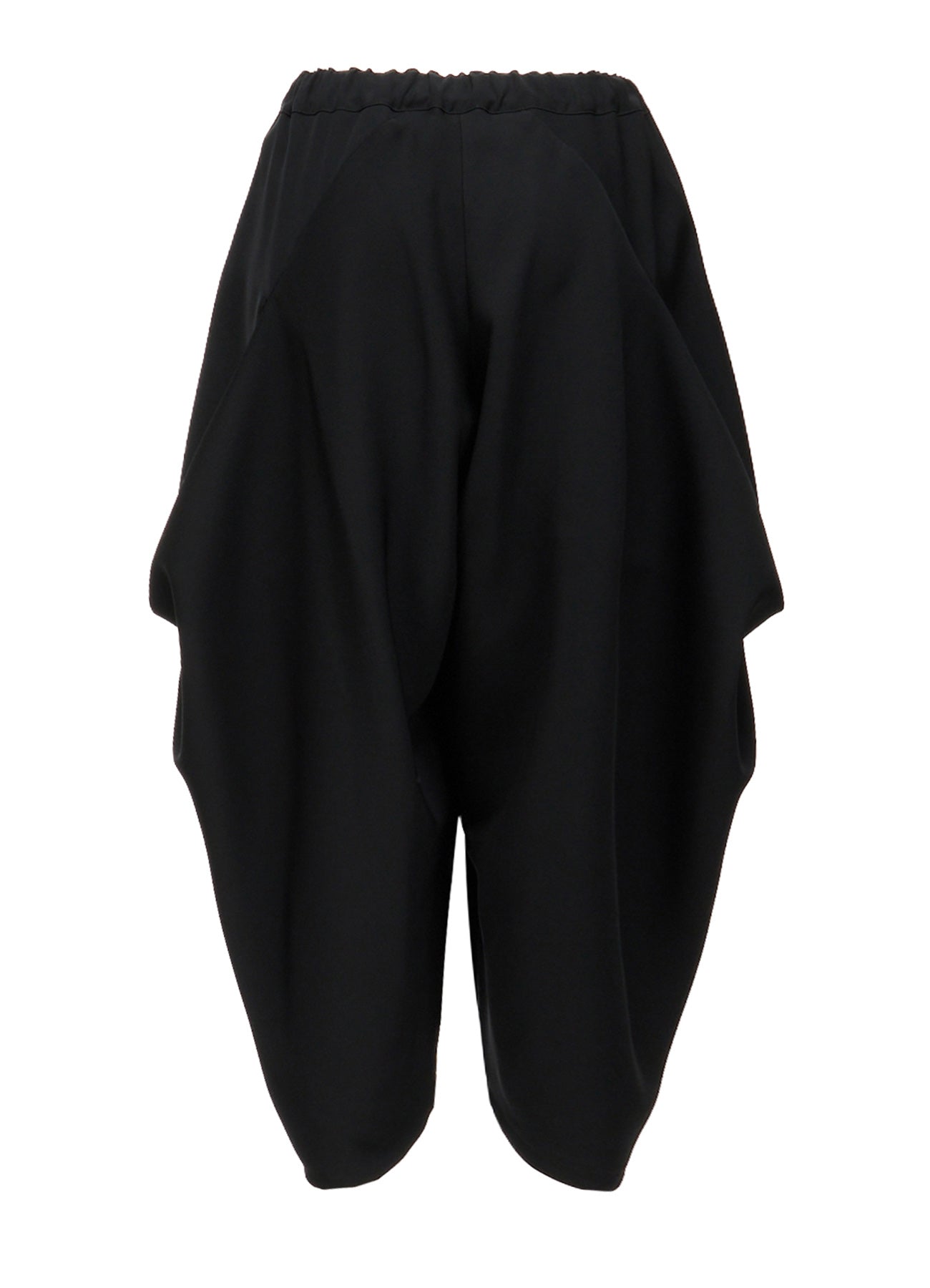 DOUBLE SATIN ELASTIC WAIST TUCK PANTS – THE SHOP YOHJI YAMAMOTO